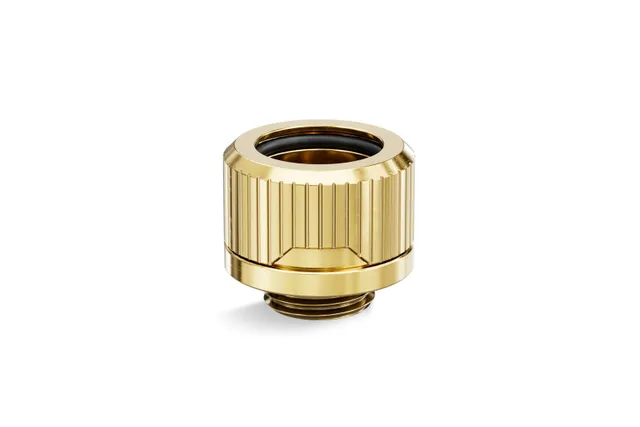 EK Water Blocks 3831109849798, Slangkoppling, mässing, Guld, 1/4, 15 mm, 2,2 cm