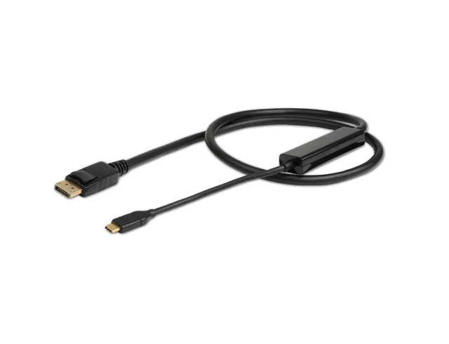 Usb-c To Displayport Adapter Cable 1m 4k@60hz 1m Usb-c Displayport Svart