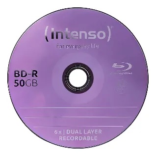 - 25 x BD-R - 50 GB 6x - utskrivbar yta - spindel