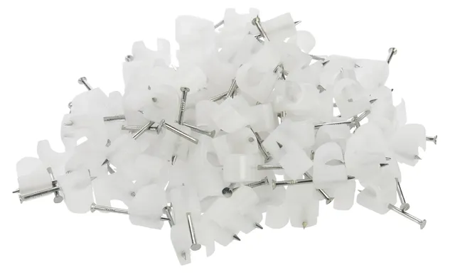 Quality Kabelklipps 5-7mm, Neutral, 100 st