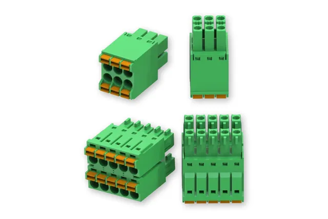 - Strömkontaktsats - 2x5-stiftskontakt t