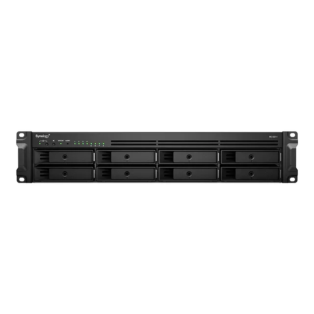 RackStation RS1221+, 8-bay NAS, 2U, AMD Ryzen V1500B Quad Core, 4 GB RAM, 4xGigaLAN