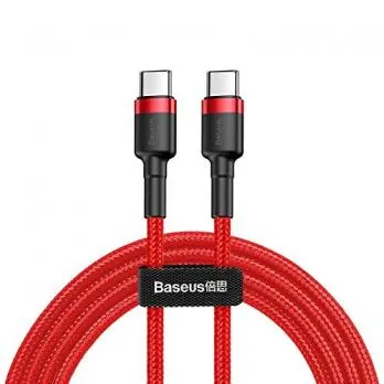 Cafule Cable USB-C PD 2.0 QC 3.0 60W 1m (Red)