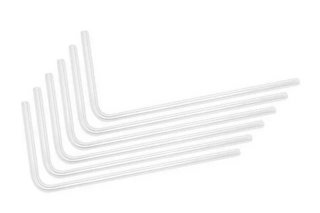 EK-Loop Hard Tube 12mm 0.8m Pre-Bent 90° - Acrylic (6pcs)