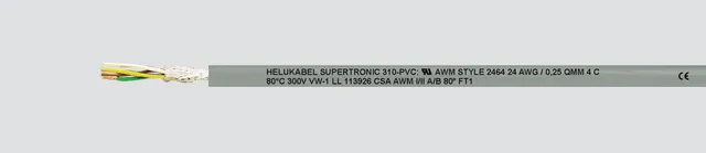 49885, Lågspänningskabel, Grå, Polyvinylklorid (PVC), Koppar, 0.14 mm ², 2,8 kg/km