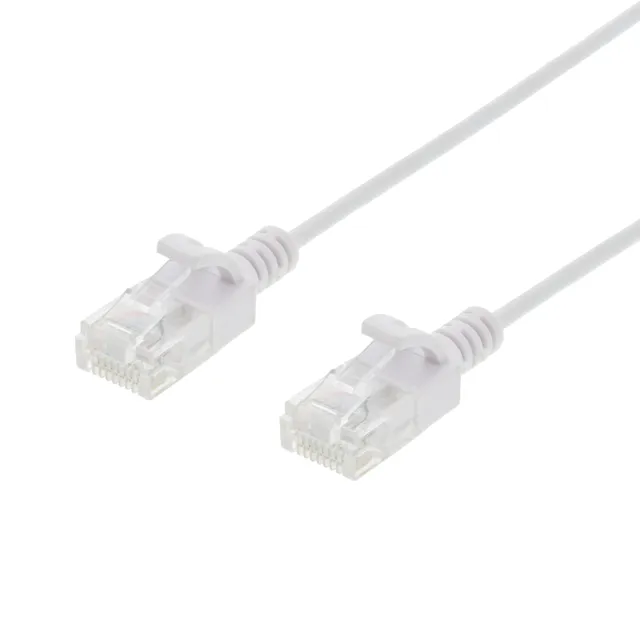 Ultra Slim U/UTP Cat.6 patch cable, OD:2.6mm, 2m, white