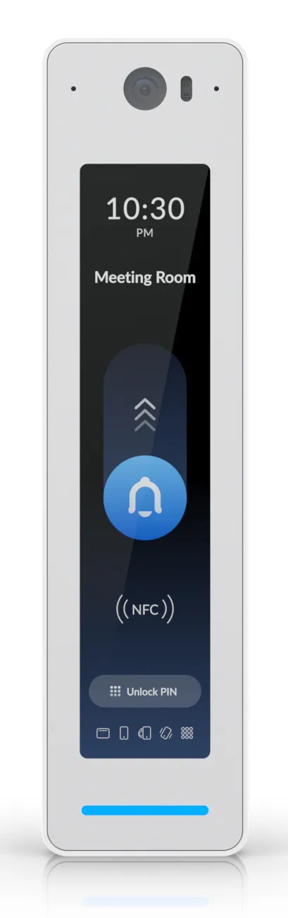 UniFi G3 Reader Pro - Åtkomstkontrollsterminal med NFC-läsare - kabelansluten - NFC, Bluetooth 4.2, Mifare - 13.56 MHz - 10/100/1000 Ethernet - vit