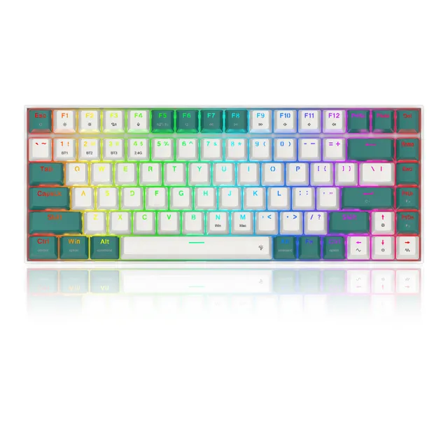 K678WG-RGB-PRO Singed keyboard - Gaming Tangentbord - Engelska (US) - Vit