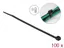- Kabelsamlare - kallresistent - 15 cm - svart (paket om 100)