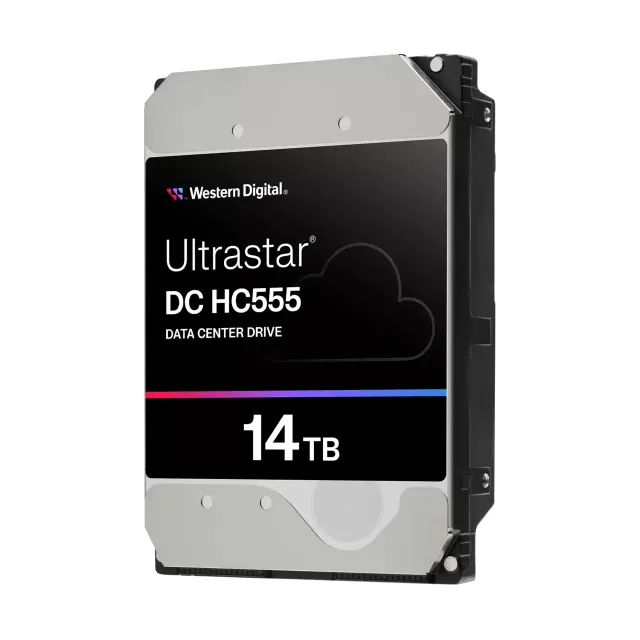 WD Ultrastar DC HC555 - Hårddisk - datacenter - 14 TB - inbyggd - 3.5" - SAS 12Gb/s - 7200 rpm - buffert: 512 MB
