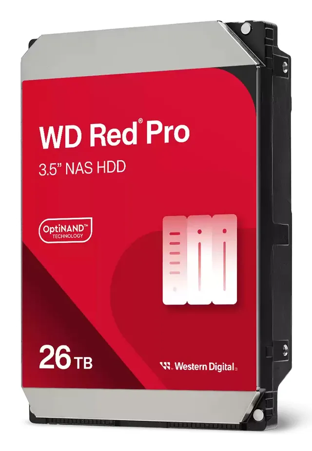 WD Red Pro WD260KFGX - Hårddisk - Enterprise - 26 TB - inbyggd - 3.5" - SATA 6Gb/s - 7200 rpm - buffert: 512 MB