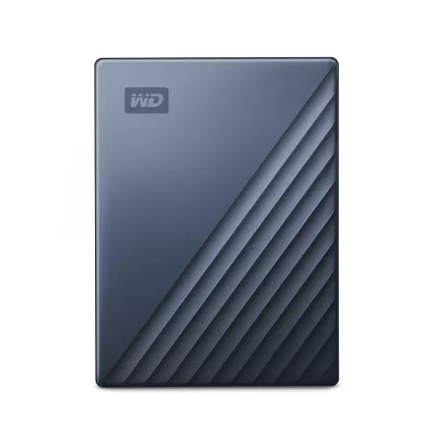 WD My Passport for Mac WDBEJA0060BBL - Hårddisk - krypterat - 6 TB - extern (portabel) - USB 3.2 Gen 1 (USB-C kontakt) - 256 bitars AES - blå