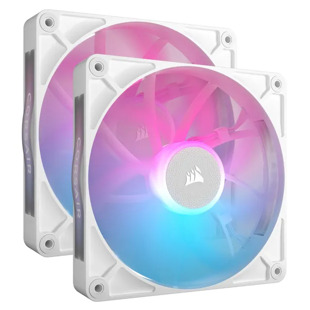 iCUE LINK RX140 / RGB / 140mm / PWM / 2-pack - Vit
