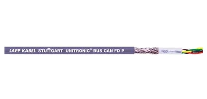 2170276-100 Bussledning UNITRONIC® BUS 2 x 2 x 0,34 mm² violett 100 m