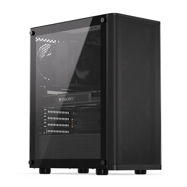 Ventum 200 Air - mid tower - ATX - Chassi - Tower - Svart