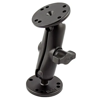 fästarm, universal, AMPS, 12,7 cm - svart