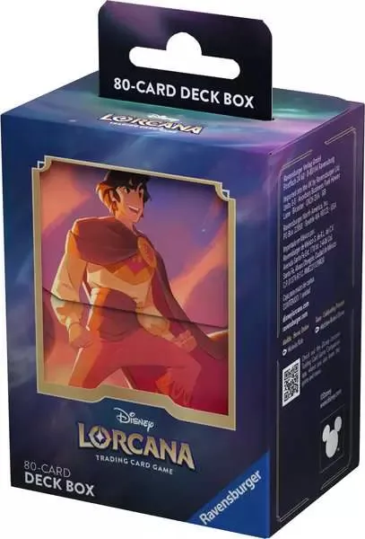Disney Lorcana Shimmering Skies (Set 5) Deck Case - Aladdin