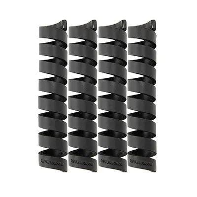CableCoil 4-pack - Black - Neatly organize your cables and keep them together.