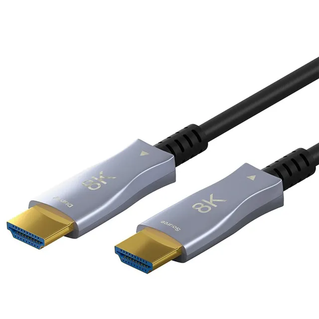 Optisk hybrid HDMI™-kabel med ultrahög hastighet och Ethernet (AOC) höghastighetskabel, 8K @ 60 Hz/ 4K @ 120 Hz, för långa överföringsavstånd, 70 m