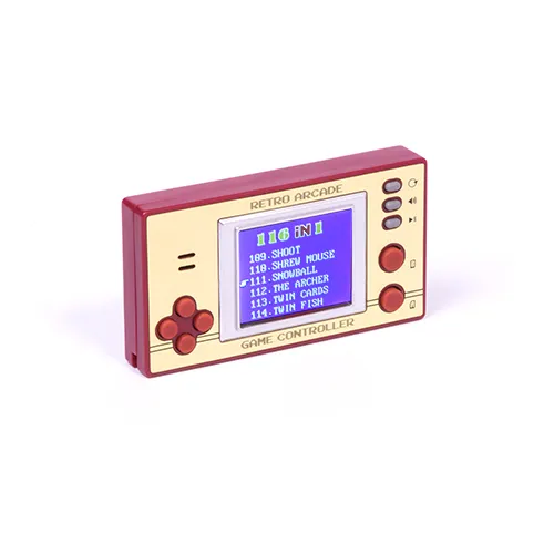 Retro bärbar spelkonsol med 150 spel