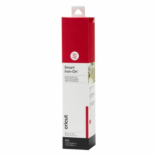 Smart Iron-On - craft material - 33 cm x 2.7 m - red - vinyl