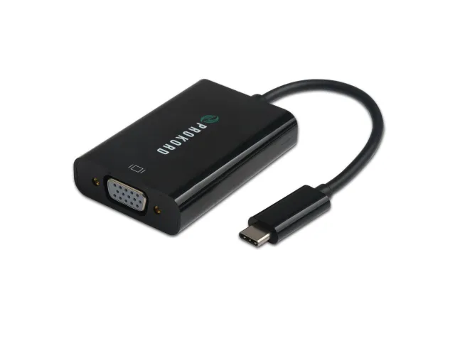 Usb-c - Vga Adapter 0.15m 2048x1152@60hz Usb Mode 0.15m Usb-c Vga Svart