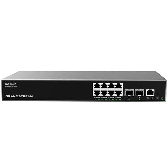 GWN7811P - switch - enterprise managed - 8 ports - Managed - rack-mountable