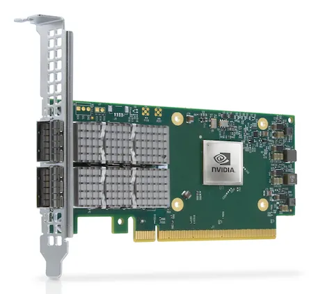 ConnectX-6 Dx EN - Krypteringsskyddad med säker uppstart - nätverksadapter - PCIe 4.0 x16 - 100 Gigabit QSFP56 x 2