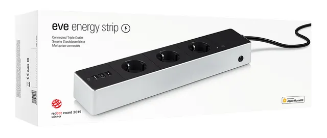 Energy Strip - Connected Triple Outlet for Apple HomeKit