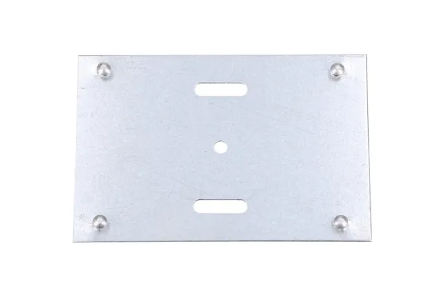 MOUNTING PLATE FOR 8 CORE FIBER OPTIC TERMINAL BOX, Rostfritt stål, Fästesadapter, 5 kg, Metallisk, 1 styck