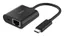 Adapter USB-C till USB-C/Ethernet Svart 100W