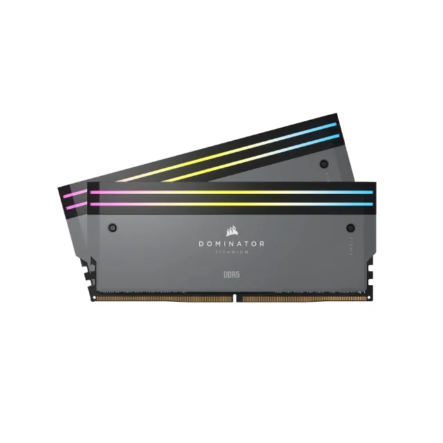 Dominator Titanium DDR5-6000 - 64GB - CL30 - Dual Channel (2 pcs) - AMD EXPO & Intel XMP - Grå med RGB