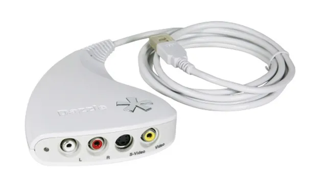 Dazzle DVD Recorder HD - videoingångsada
