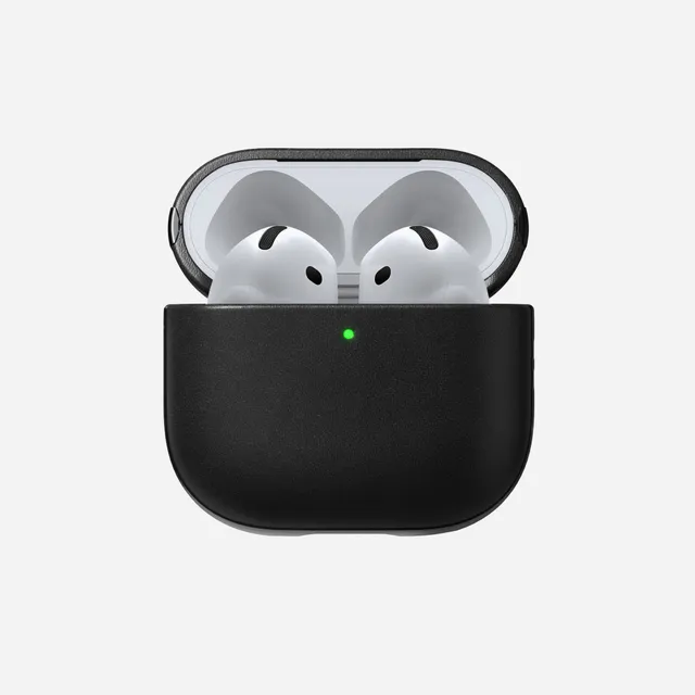 Modern Leather Case - Airpods 4 | Black | Leather