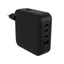 100W USB-C GaN Reseladdare - Svart