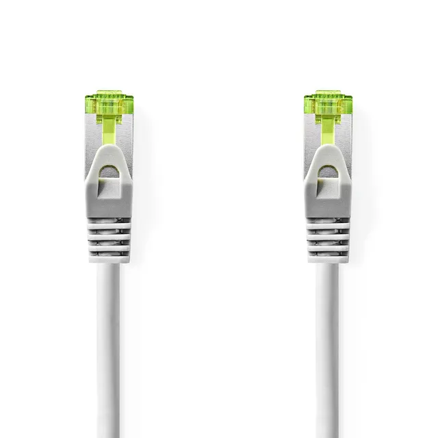 CAT7 nätverkskabel | S/FTP | RJ45 hane | RJ45 hane | 3.00 m | Snagless | Rund | LSZH | Grå | Label