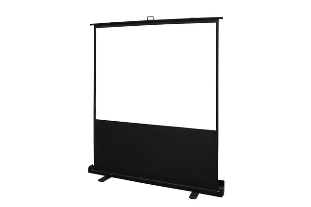 ezCinema Plus 2 Series Premium - Projektionsskärm med golvställ - golvstående - 95 (241.3 cm) - 16:9 - MaxWhite - svart