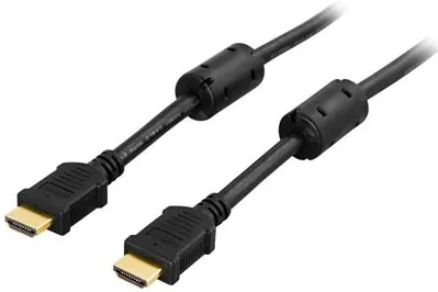 HDMI-kabel - hane -hane - 0,5m - 4K 60Hz - Svart