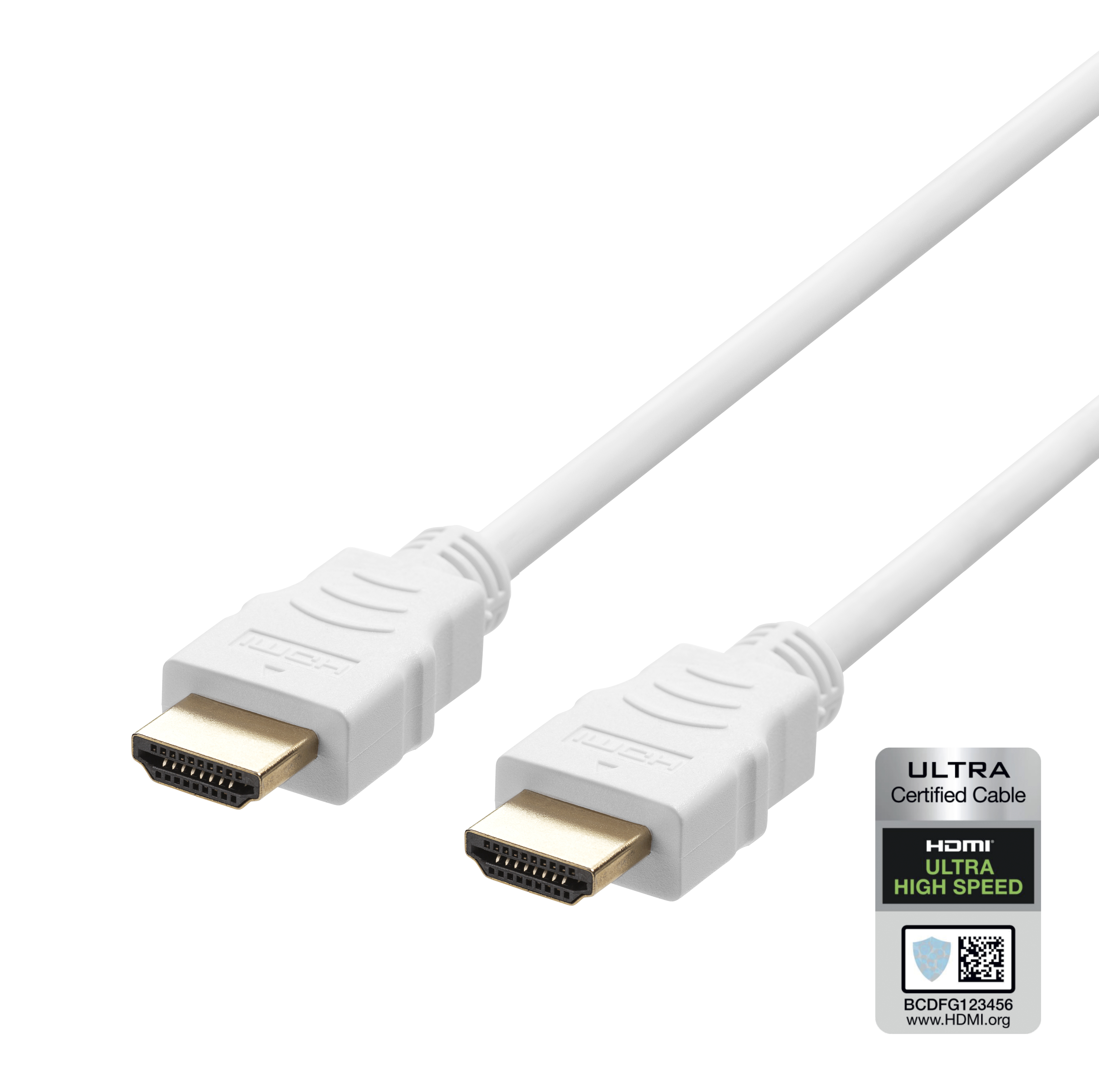 HDMI-kabel - 2 m - Vit