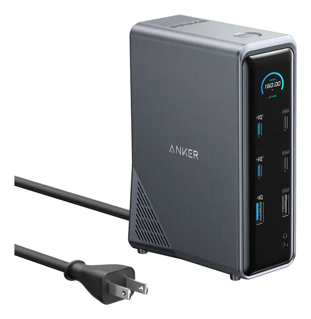 Prime dockningsstation 14-i-1 160W Dual Display