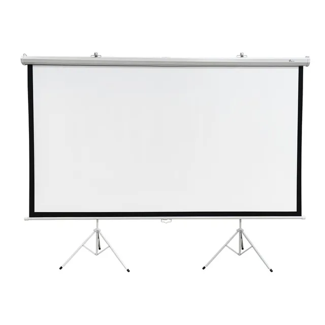 projektionsduk 120 | projektionsduk | 16:9, 266x149cm, PVC, halvautomatisk upprullning