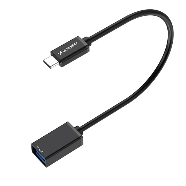 WOTGY1S USB-C 3.0 (male) - USB-A 3.0 (female) OTG Adapter - Black
