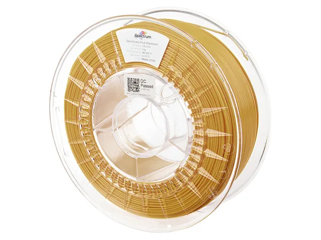 3D Filament / PLA Premium / ⌀ 1.75 mm / Pearl Gold / 1 kg