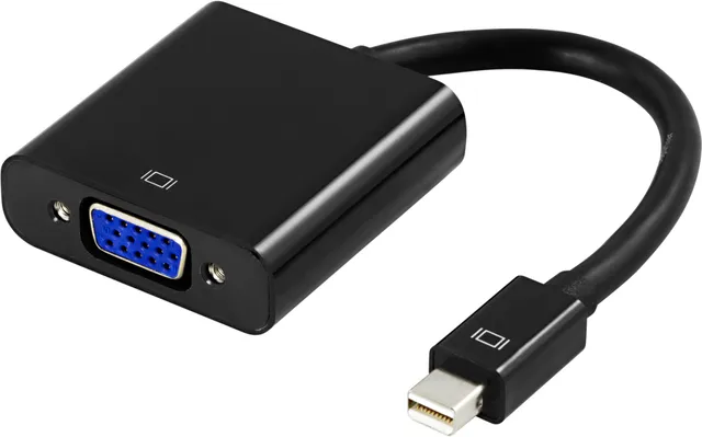 mini DisplayPort till VGA adapter, 20-pin hane - 15-pin hona