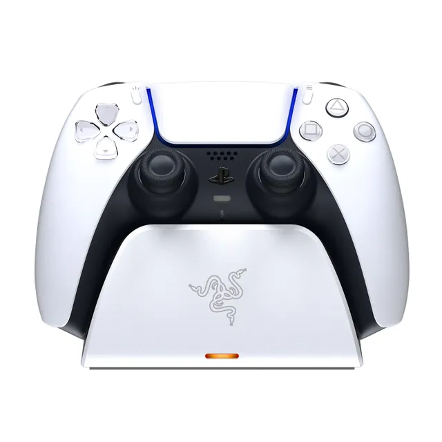 Quick Charging Stand for Dual Sense controller - White - Wired Tillbehör till spelkonsol - Sony PlayStation 5
