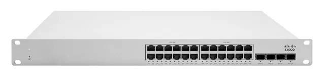 MERAKI MS225-24P L2 STCK CLD MNGD 24X GIGE 370W POE SWITCH