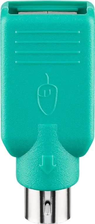 PS/2 hane till USB-A hona – passiv adapter passiv adapter
