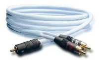 Y-LINK 1RCA-2RCA AUDIO Isblå 2 meter med 3 års garanti