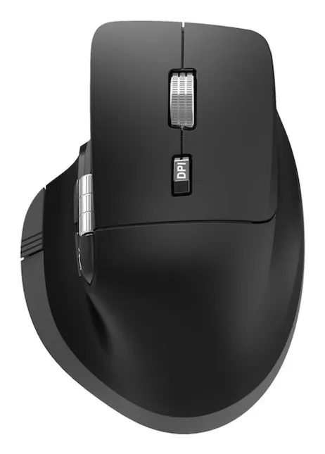 PORT Connect Professional ULTIMATE - Mus - laddningsbar - optisk - 6 knappar - trådlös - 2.4 GHz, Bluetooth - trådlös USB-mottagare