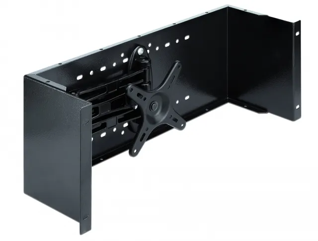 - Bildskärmsarm - rackmontering - svart - 4